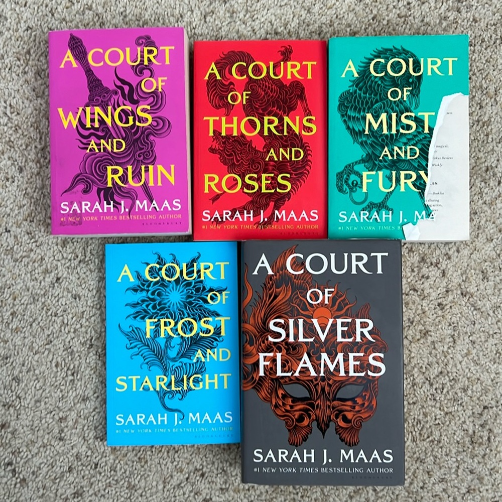 A court of thorns and roses complete book series by Sarah J Maas